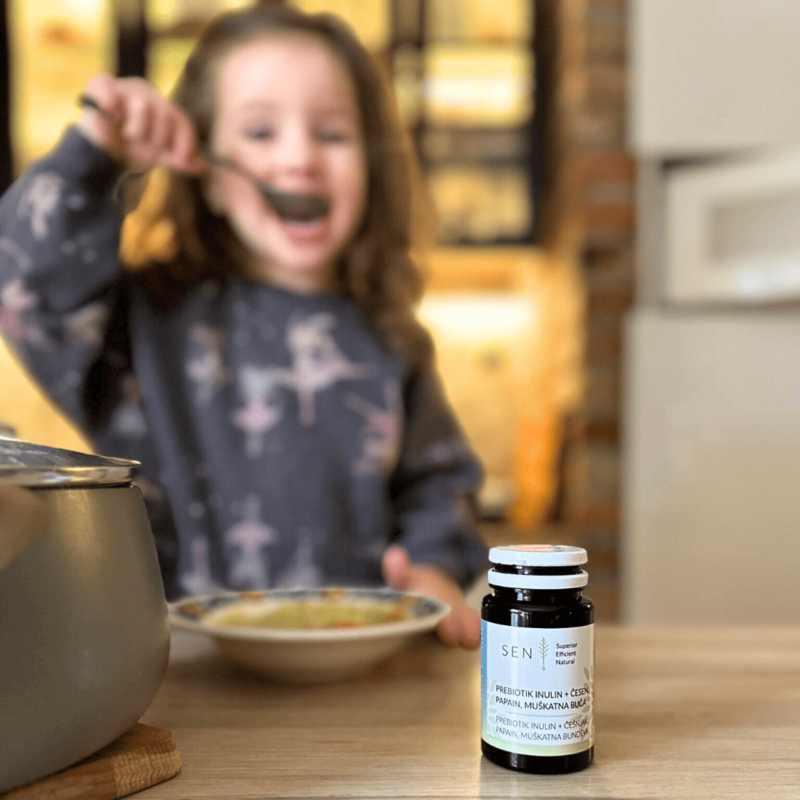 Prebiotik inulin, češnjak, dodatak prehrani, gliste, dječje gliste, prevencija i zaštita od glista